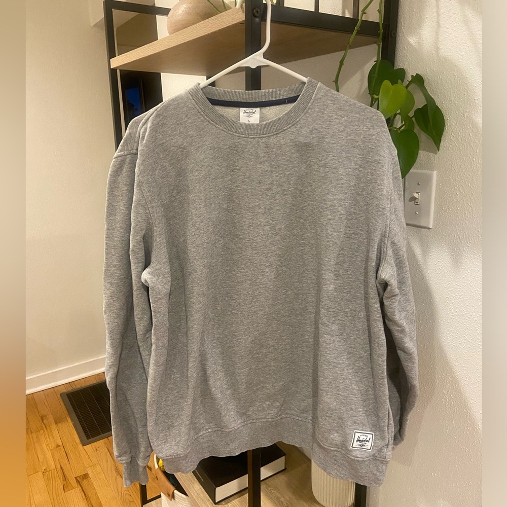 Herschel - Large Grey Crewneck Sweatshirt